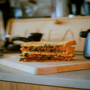 Mentaiko Tuna Sandwich